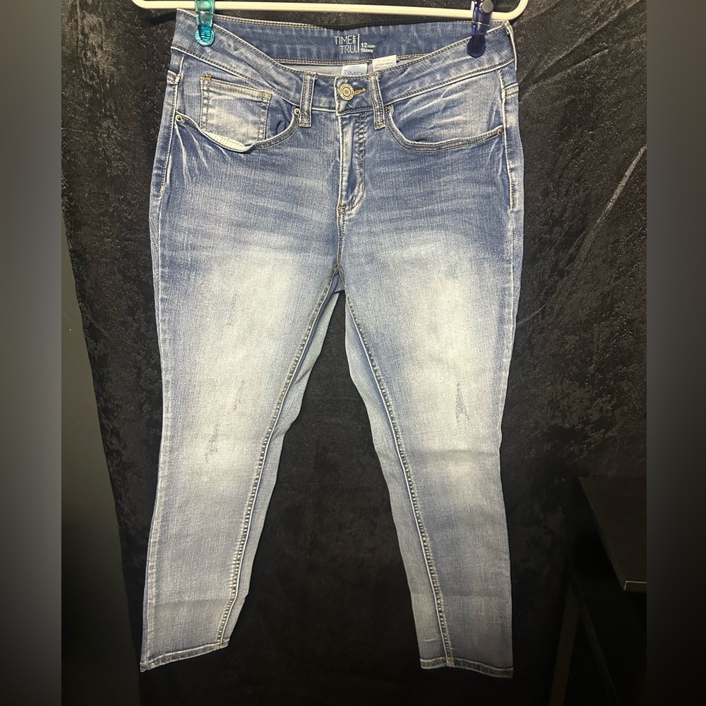 Time and Tru Light Blue Skinny Jeans